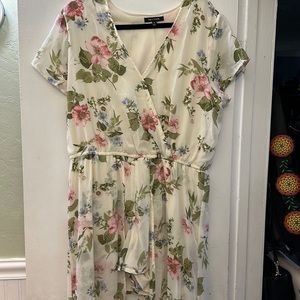 Floral romper dress
